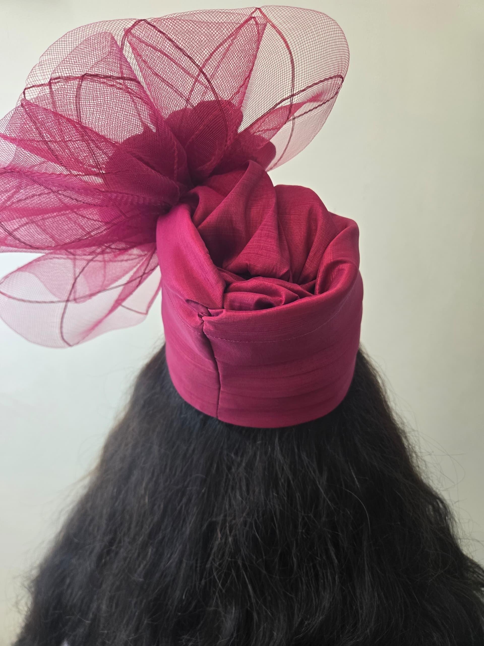 African Headwrap | Elegant Gele Style Head Tie for Weddings & Special Events