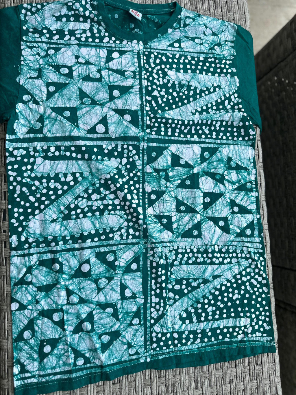 Adire Tie-Dye T-Shirt: Hand-Dyed African Print Unisex Tee