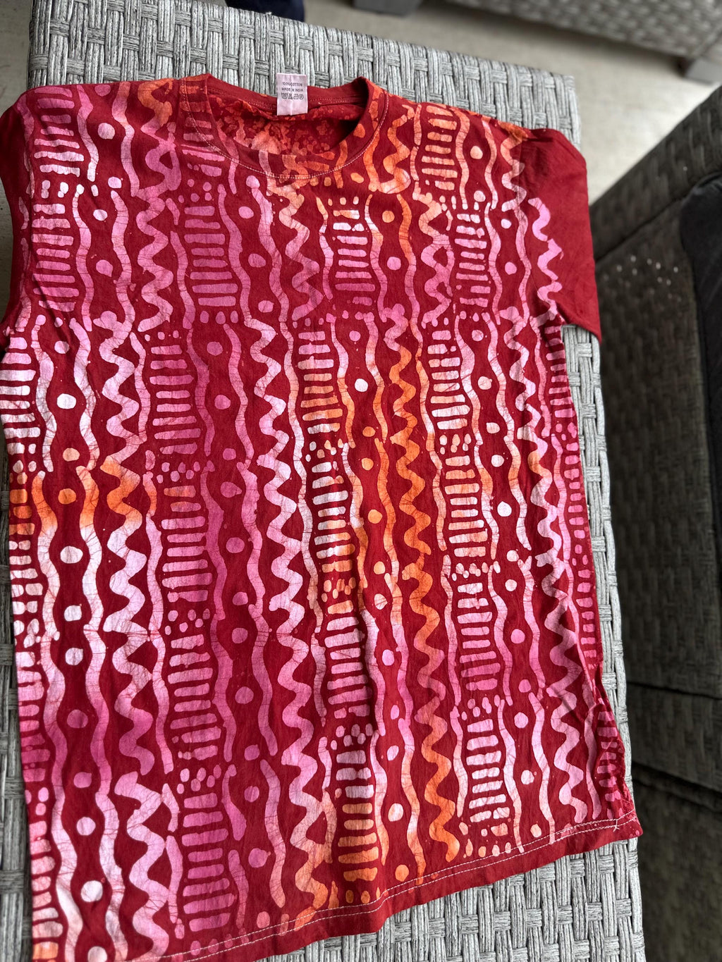 Hand-Dyed Adire T-Shirt: African Tie-Dye Unisex Tee