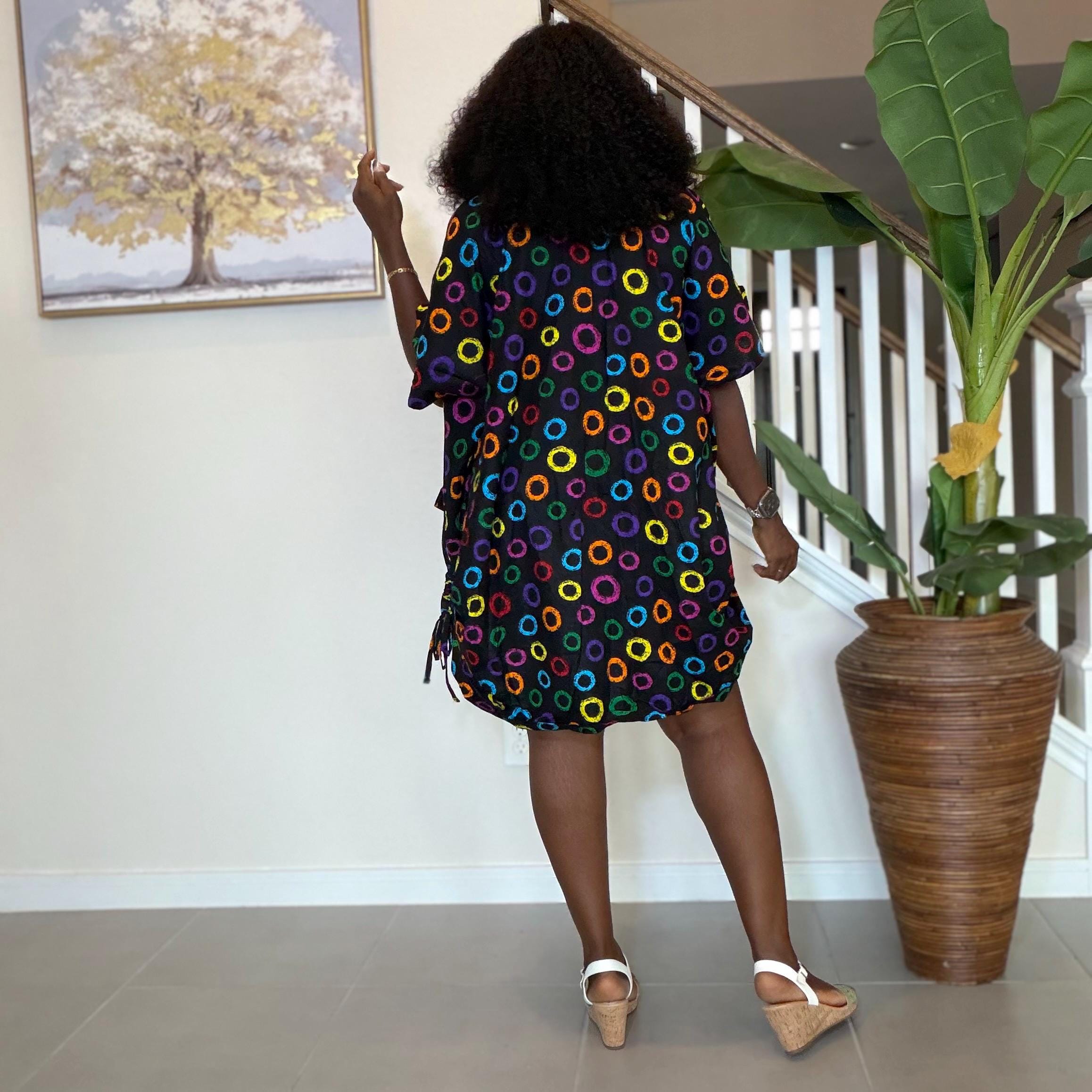 Ankara Kimono and Knicker Set: African Print Boho Lounge Outfit