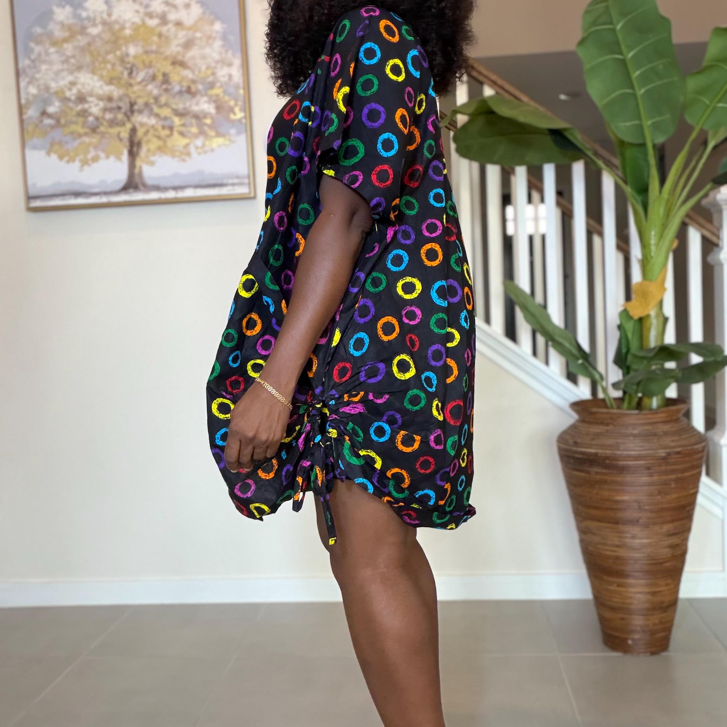 Ankara Kimono and Knicker Set: African Print Boho Lounge Outfit