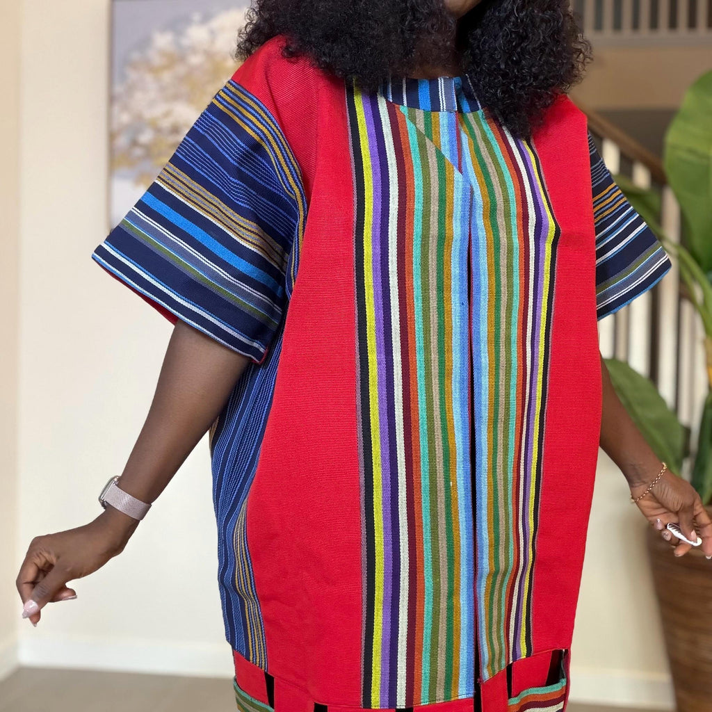 Aso Oke Kimono Jacket for Women | African Kimono Coat | Traditional Nigerian Handwoven Fabric | Elegant African Clothing | Boho Style