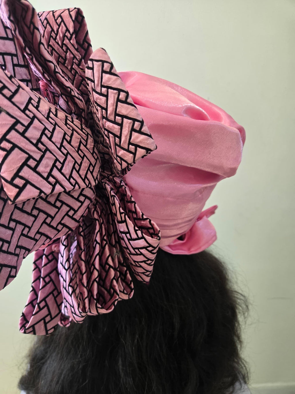 African Headwrap | Elegant Gele Style Head Tie for Weddings & Special Events