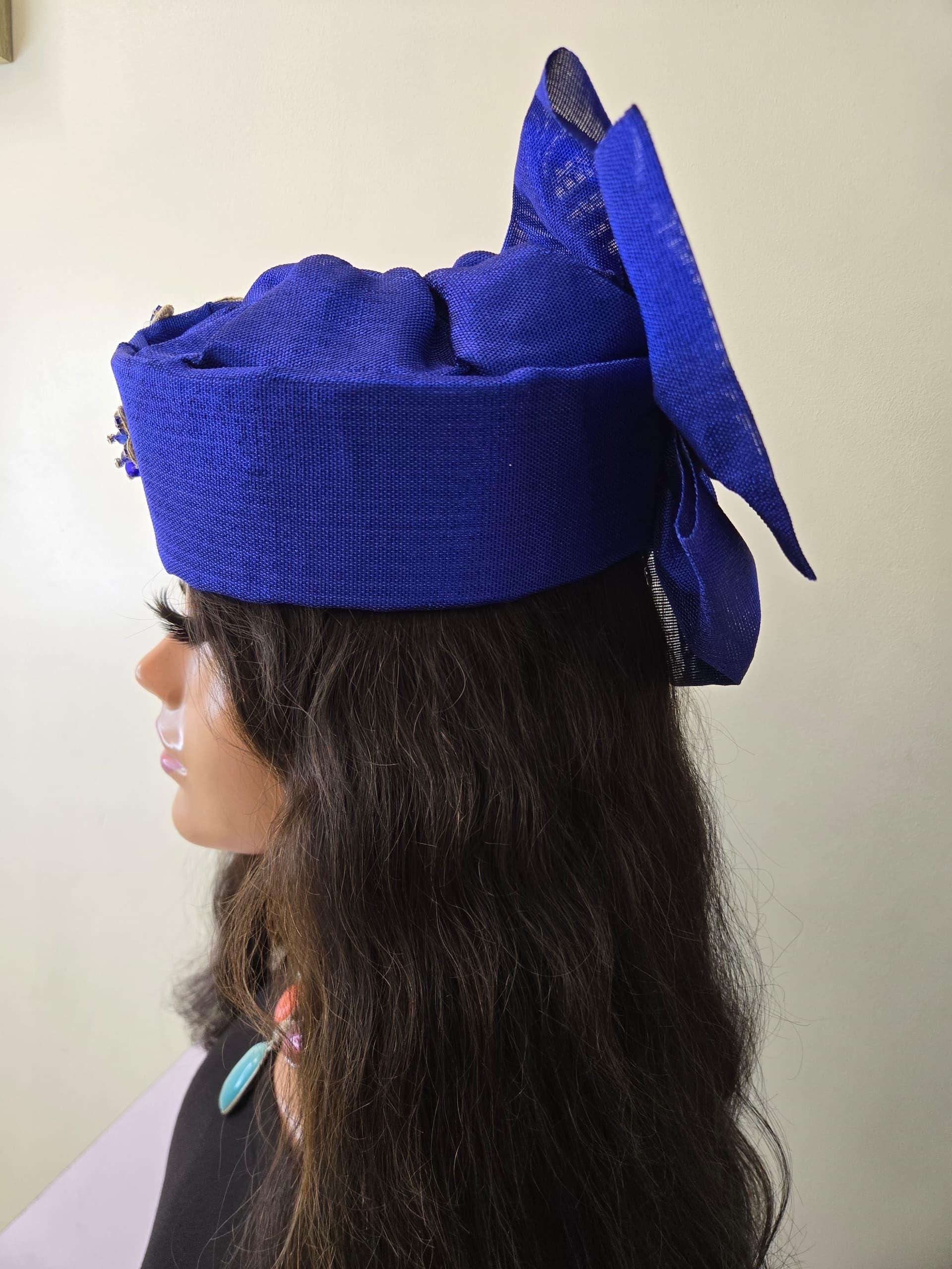 African Headwrap | Elegant Gele Style Head Tie for Weddings & Special Events