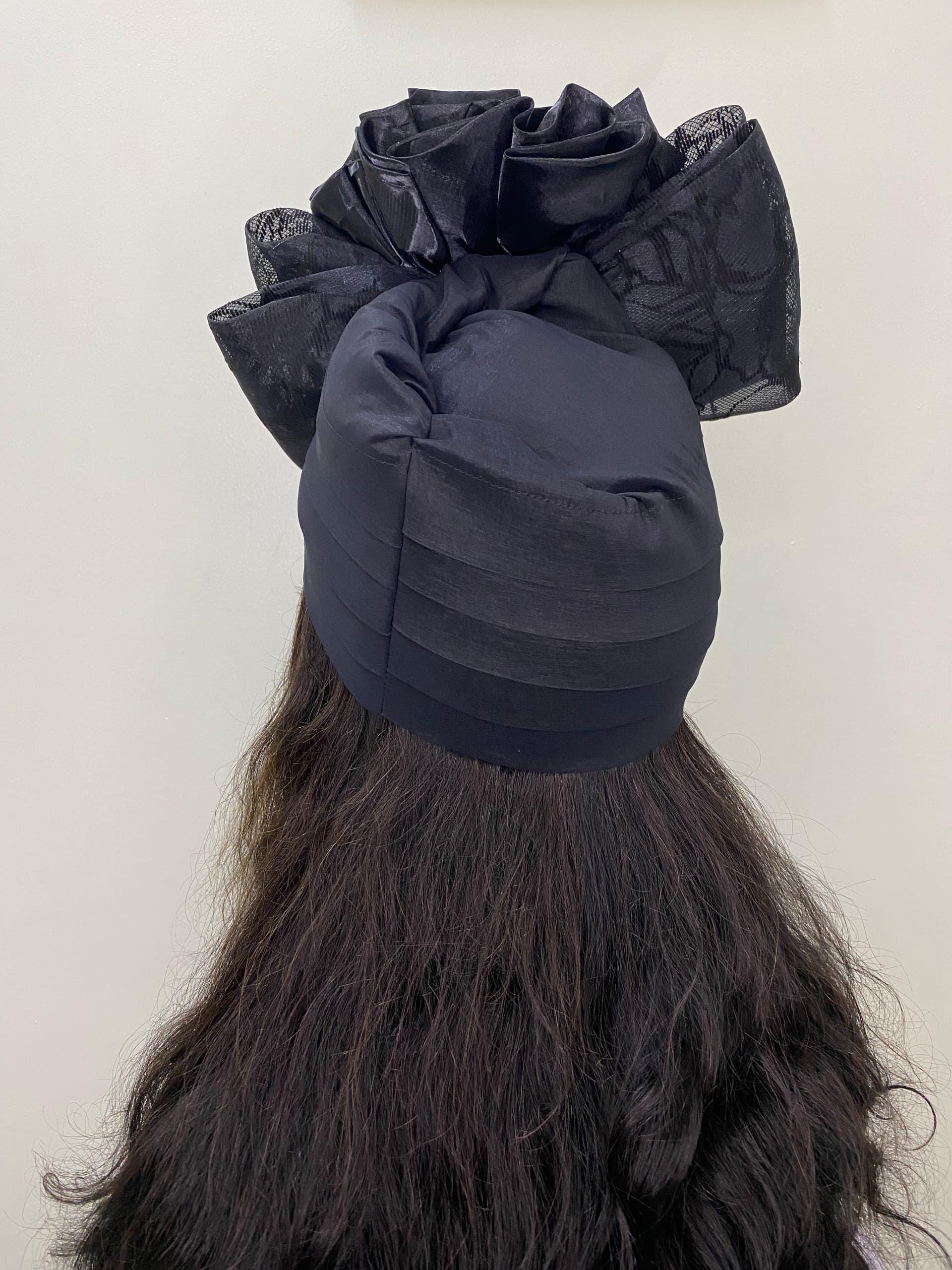 African Headwrap | Elegant Gele Style Head Tie for Weddings & Special Events