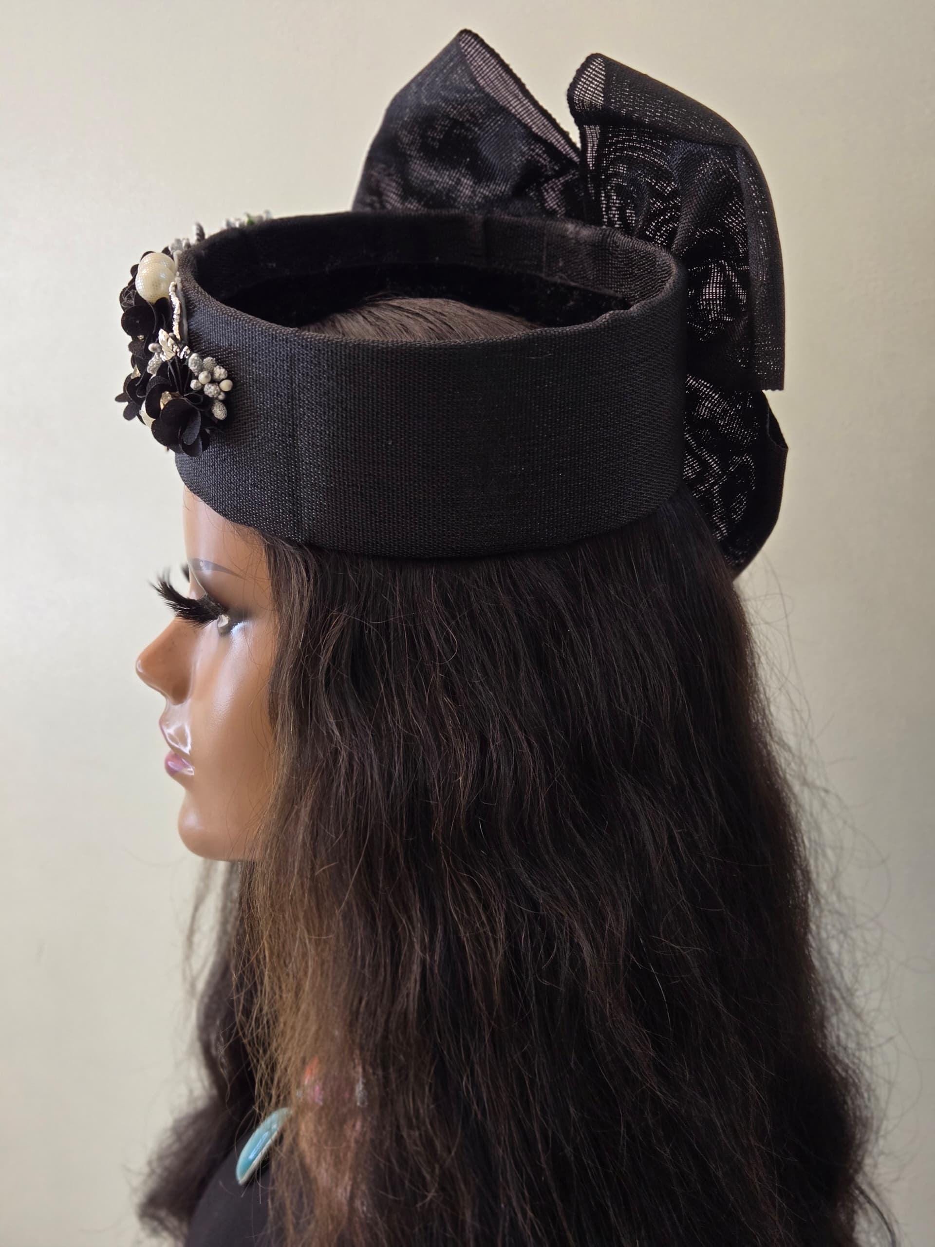 African Headwrap | Elegant Gele Style Head Tie for Weddings & Special Events