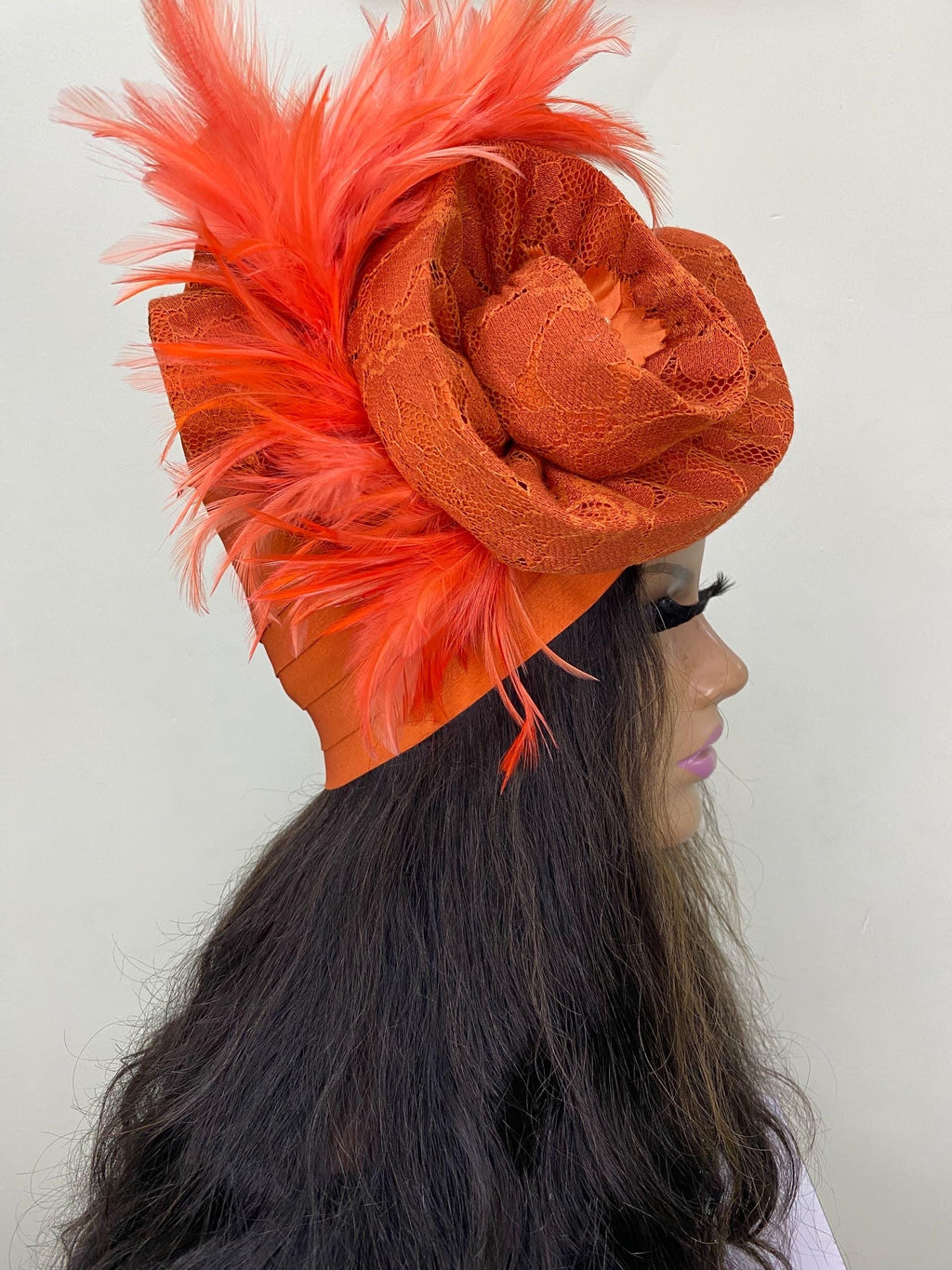 African Headwrap | Elegant Gele Style Head Tie for Weddings & Special Events