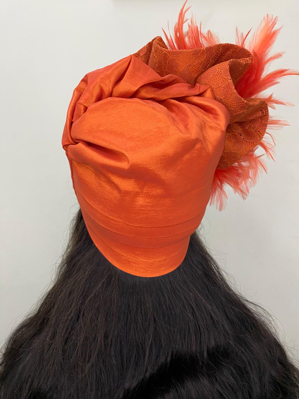 African Headwrap | Elegant Gele Style Head Tie for Weddings & Special Events