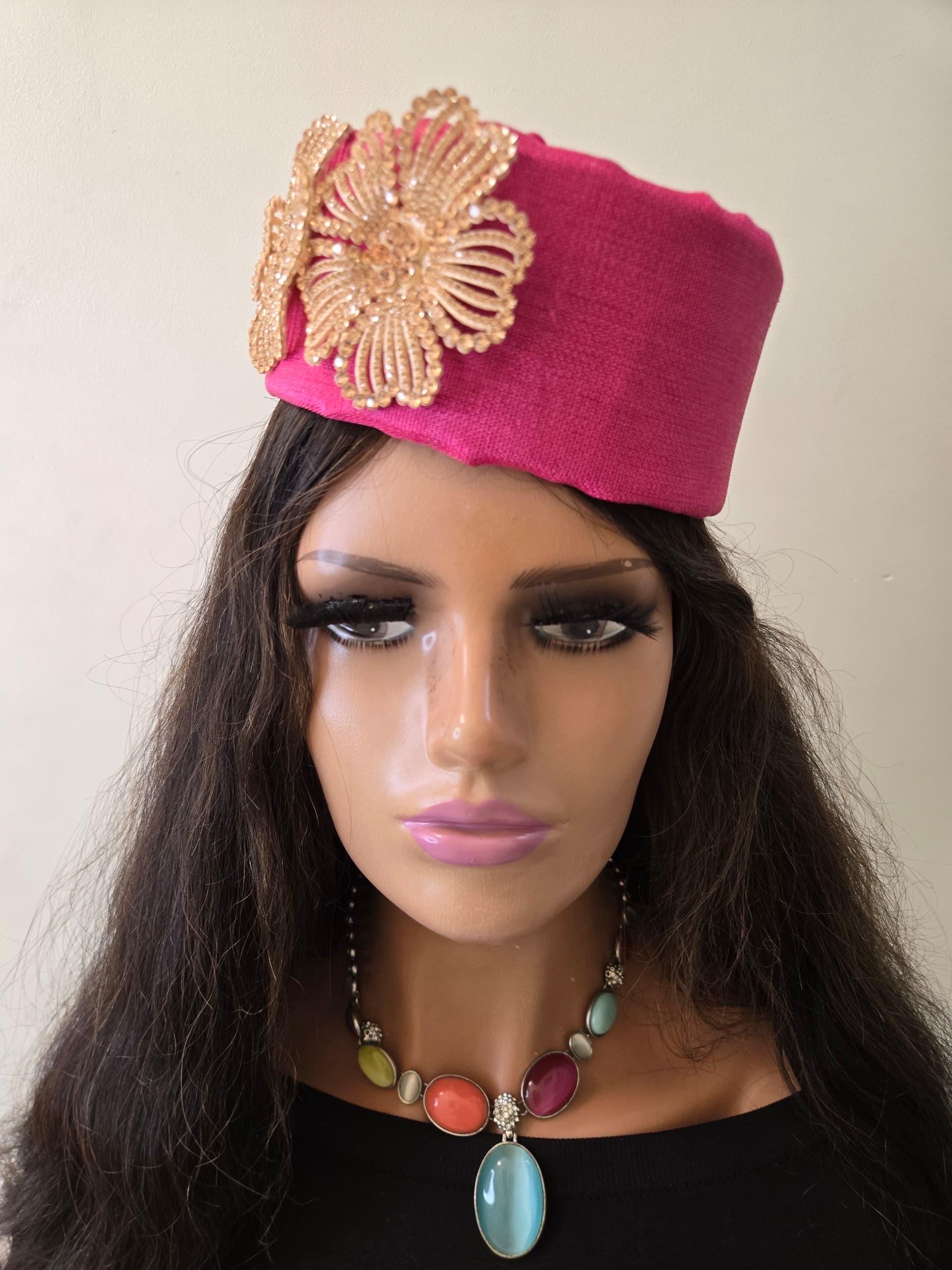 African Headwrap | Elegant Gele Style Head Tie for Weddings & Special Events