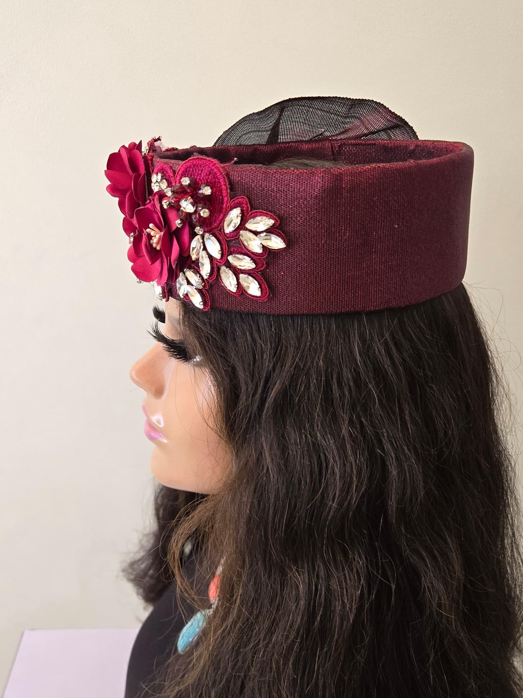 African Headwrap | Elegant Gele Style Head Tie for Weddings & Special Events