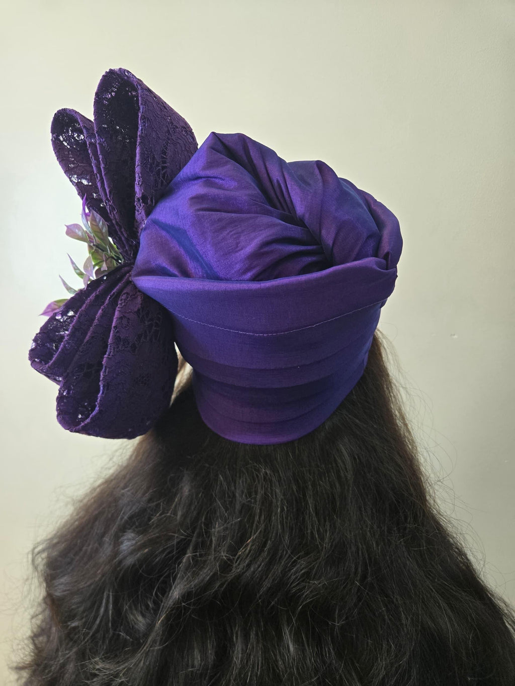 African Headwrap | Elegant Gele Style Head Tie for Weddings & Special Events