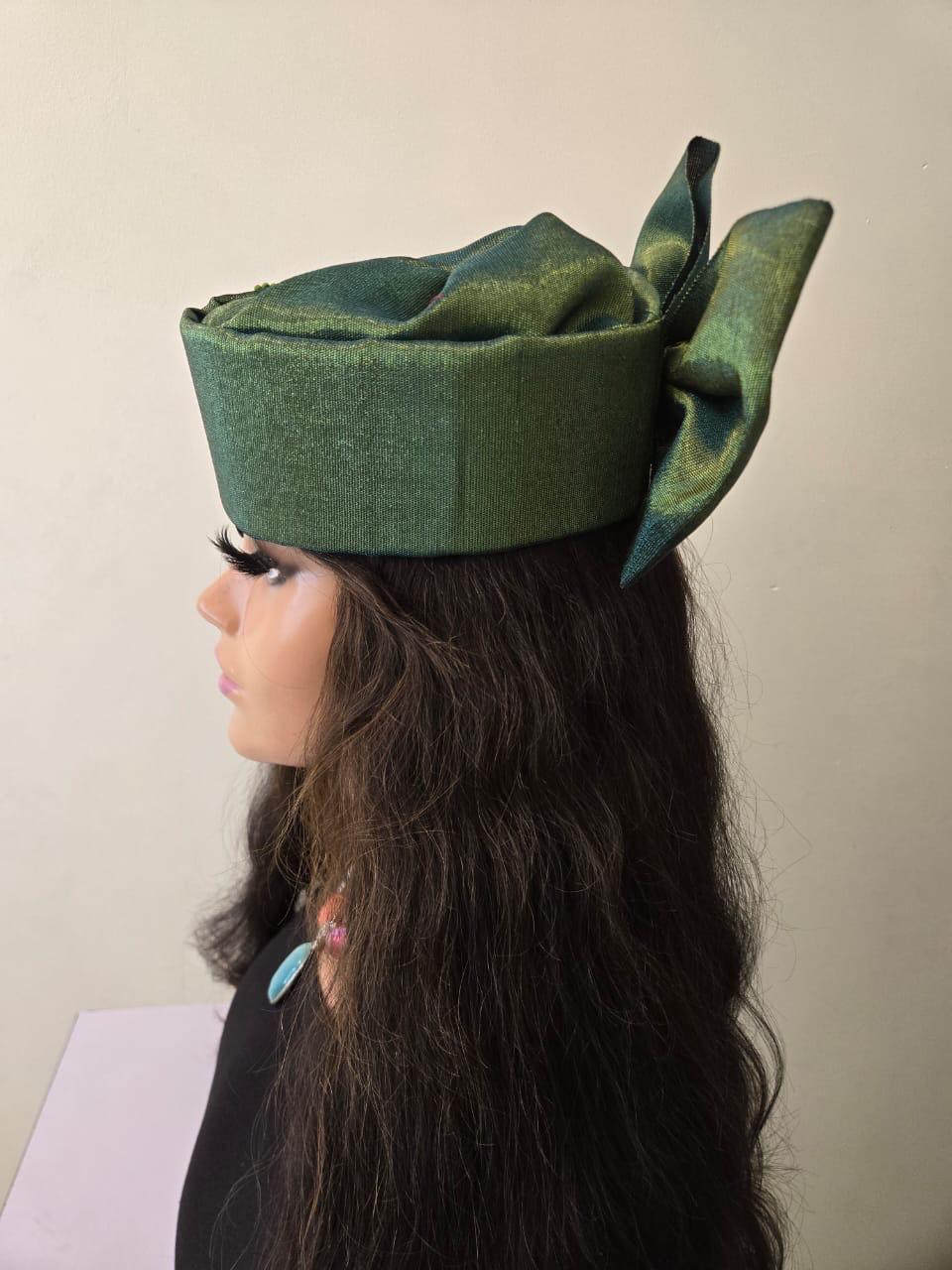 African Headwrap | Elegant Gele Style Head Tie for Weddings & Special Events