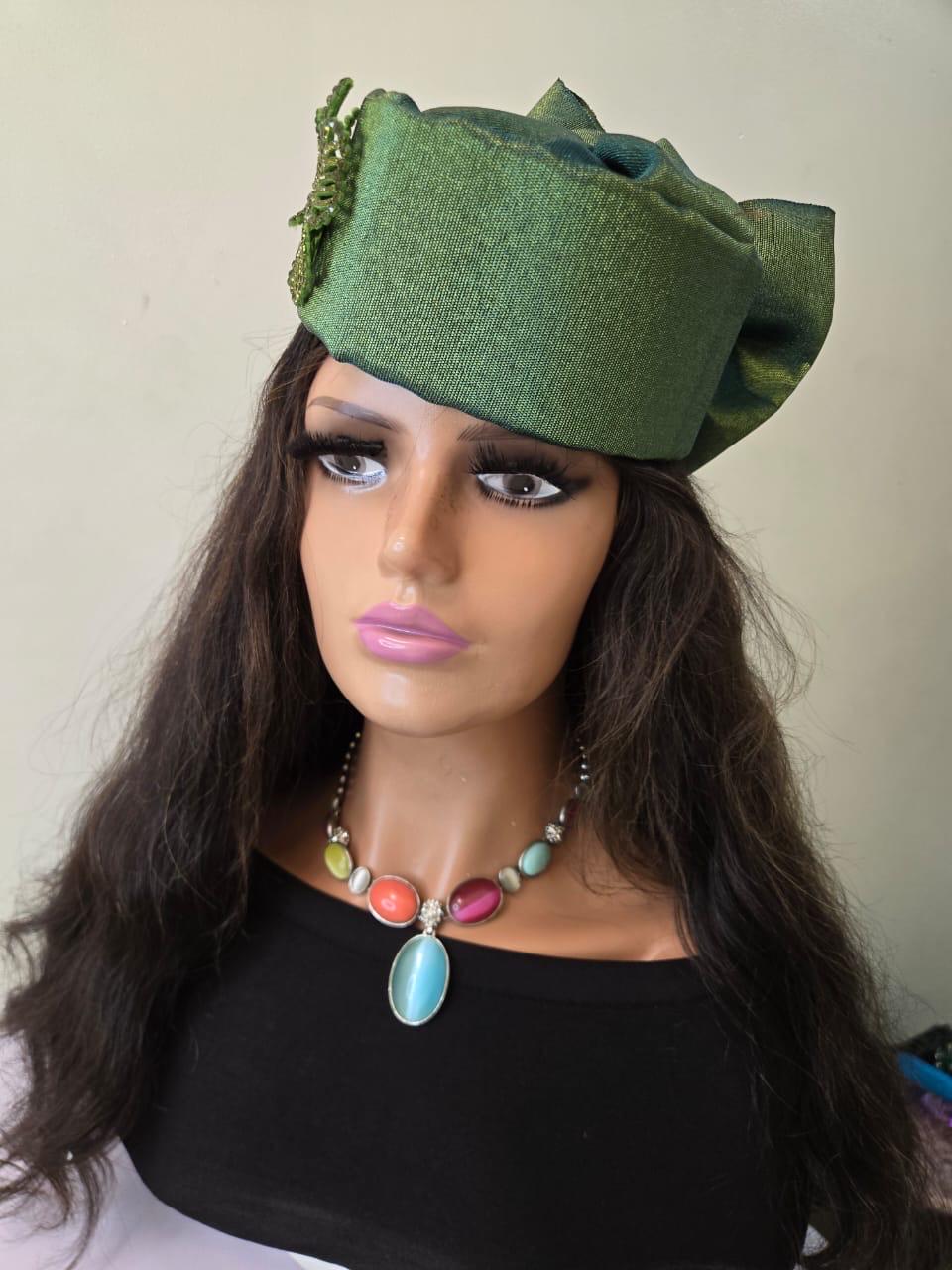 African Headwrap | Elegant Gele Style Head Tie for Weddings & Special Events