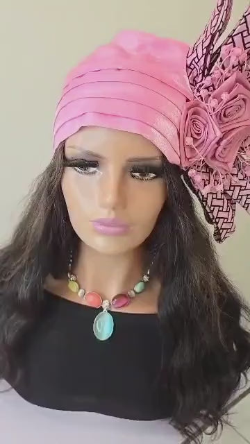 African Headwrap | Elegant Gele Style Head Tie for Weddings & Special Events