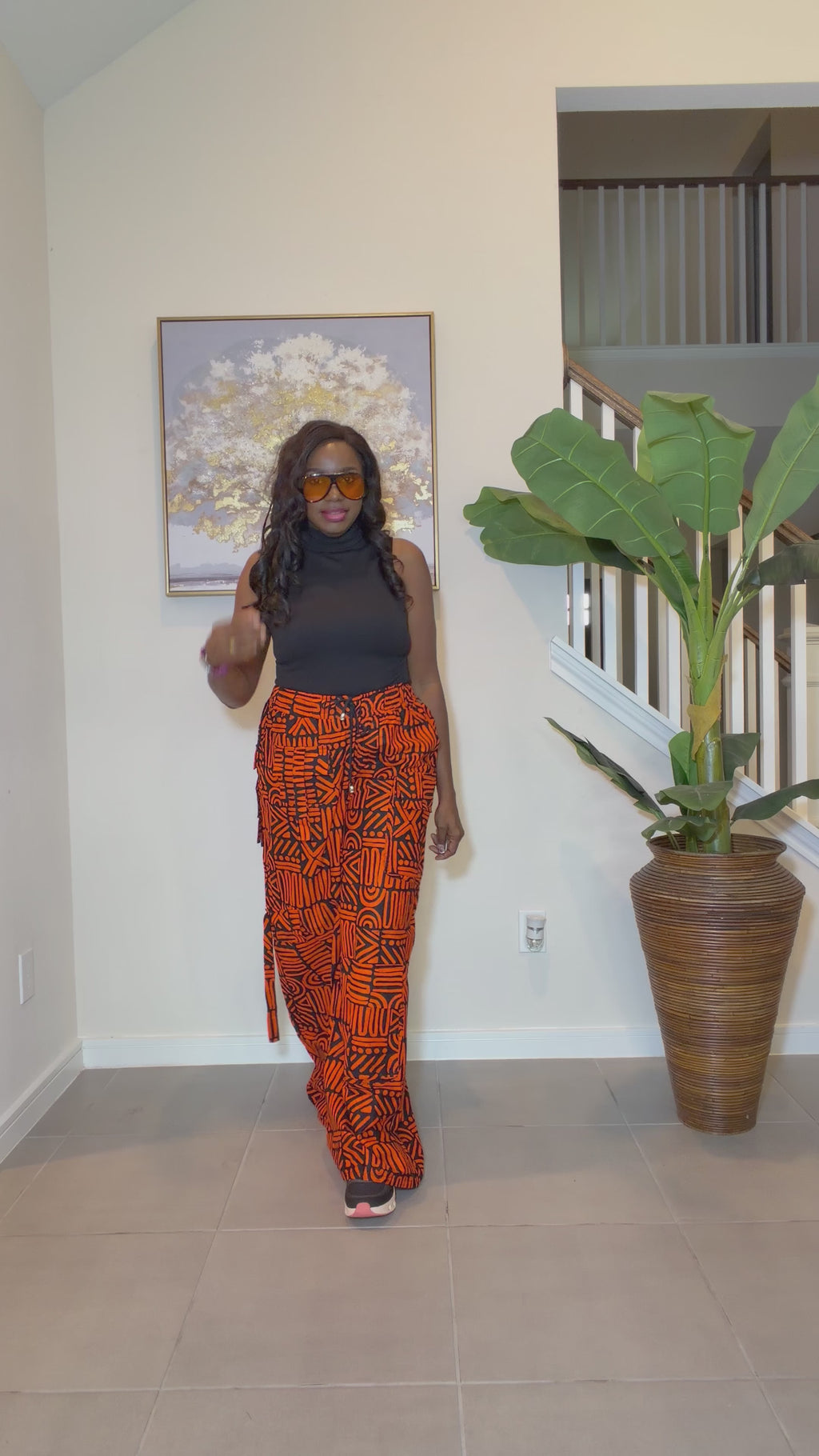 Ankara Cargo Trousers, Ankara Wide-Leg Trousers