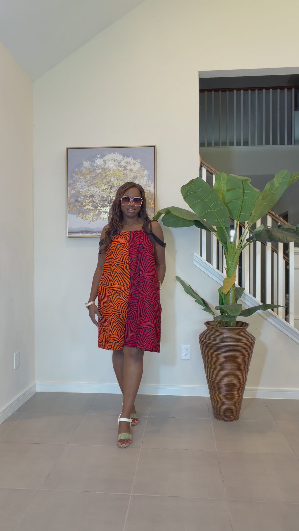 Handmade Ankara Romper, African Print Summer Playsuit