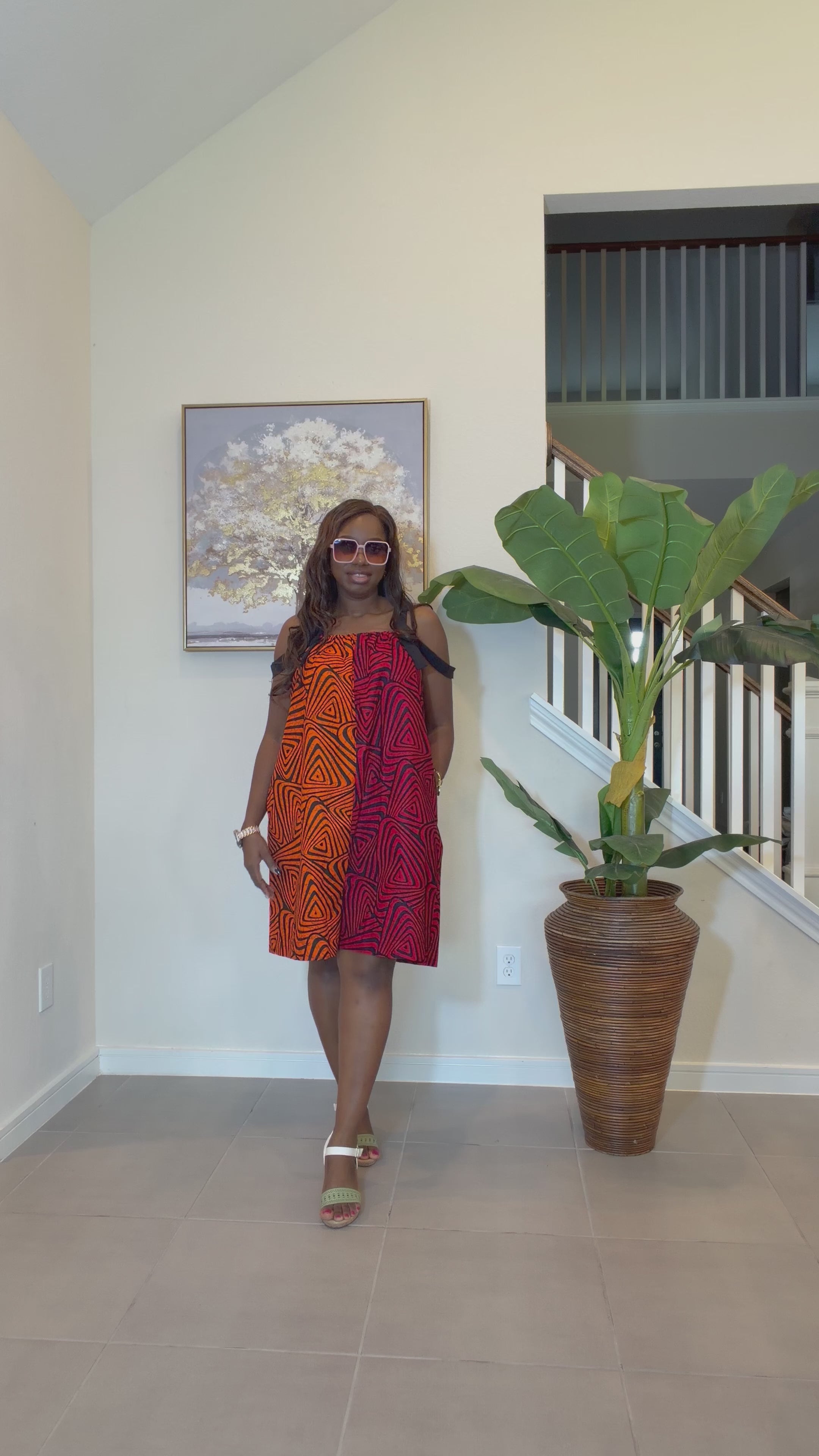 Handmade Ankara Romper, African Print Summer Playsuit