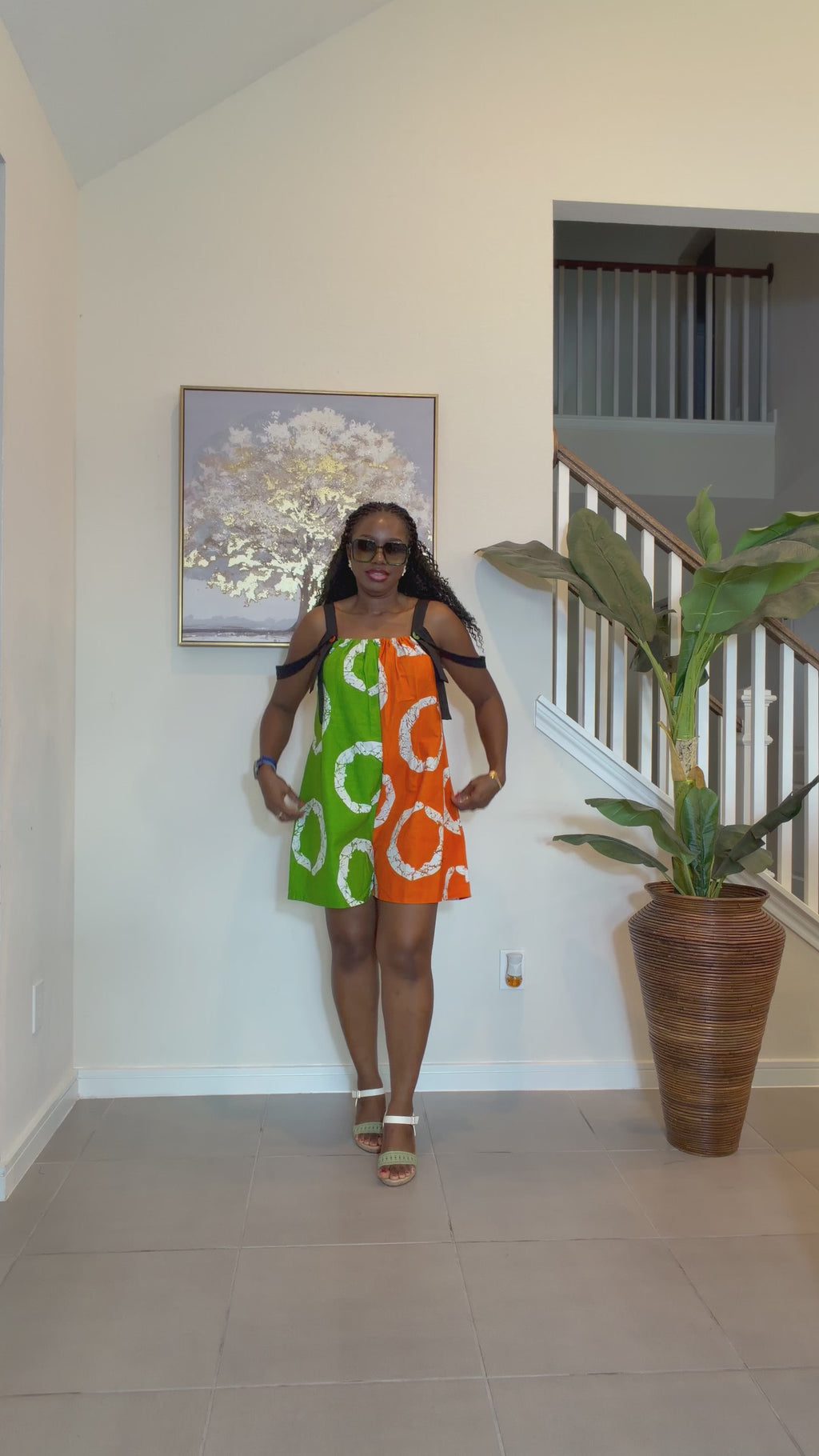 Ankara Romper, African Print Summer Playsuit