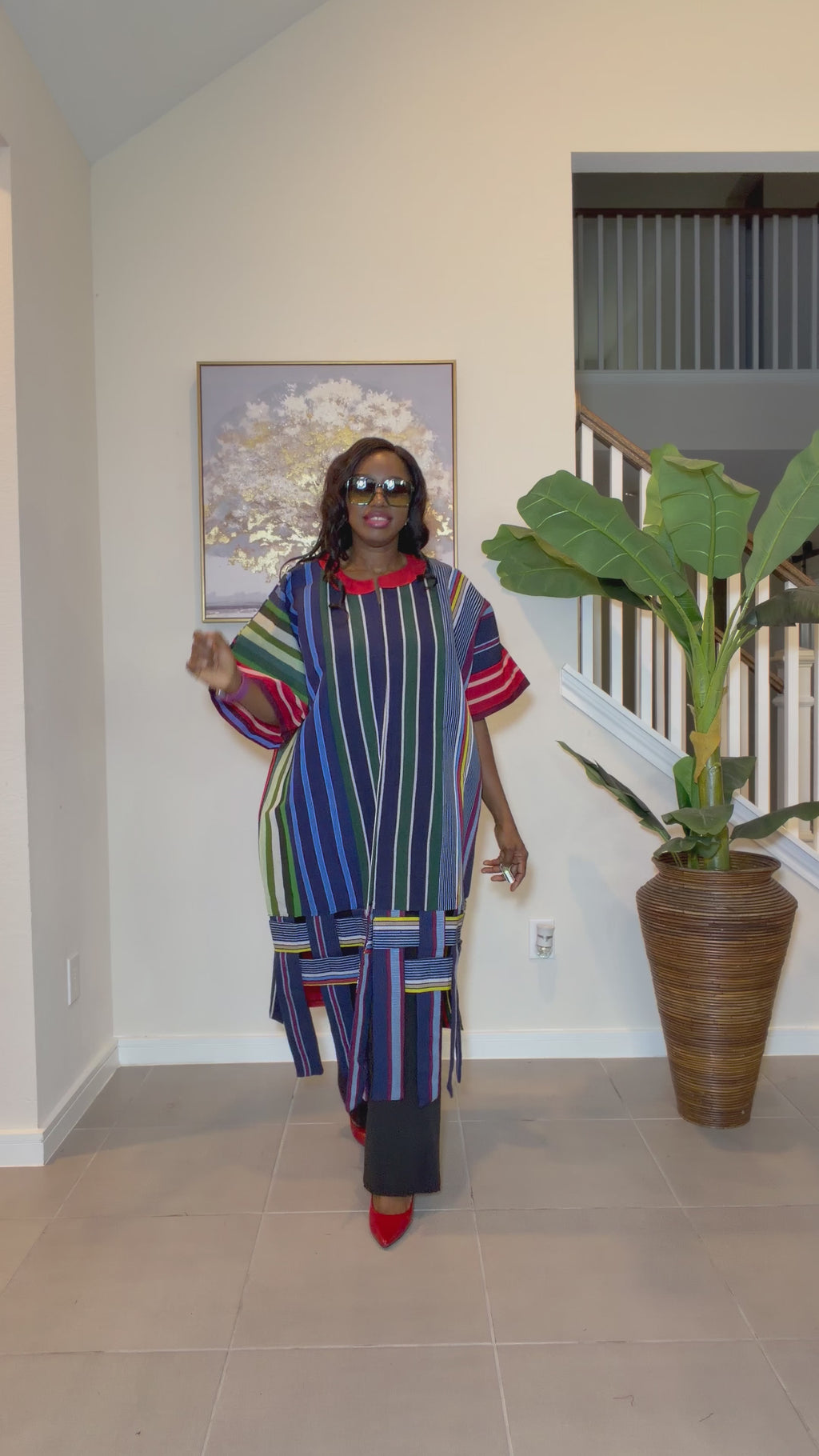 Aso Oke Kimono Jacket, Nigerian Yoruba Fabric, Boho Coat