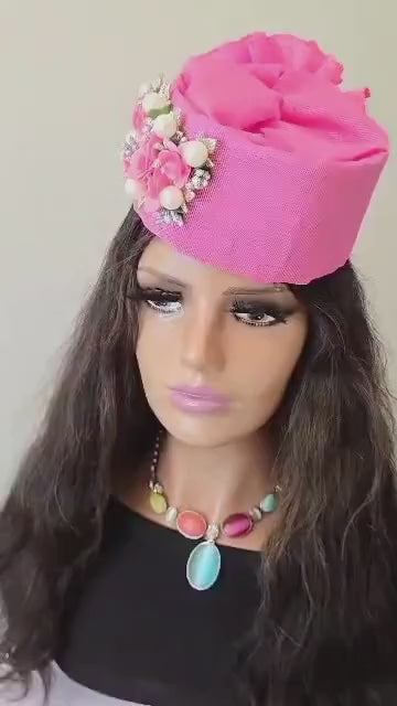 African Headwrap | Elegant Gele Style Head Tie for Weddings & Special Events