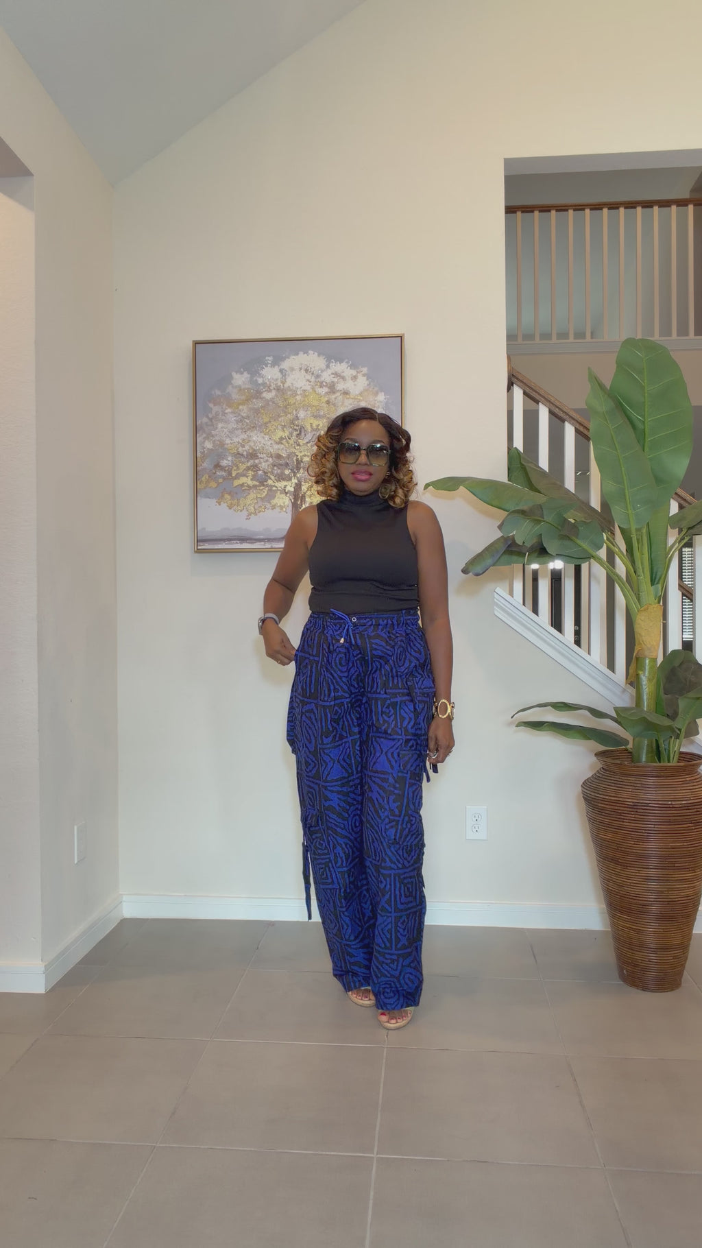 Ankara Cargo Trousers, Ankara Wide-Leg Trousers