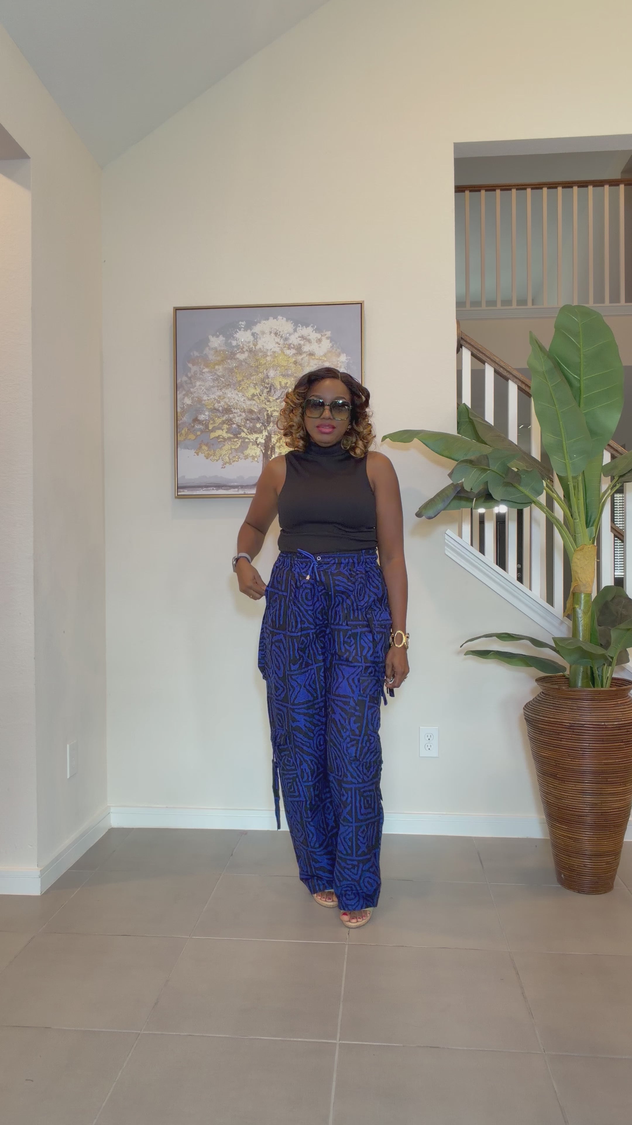 Ankara Cargo Trousers, Ankara Wide-Leg Trousers