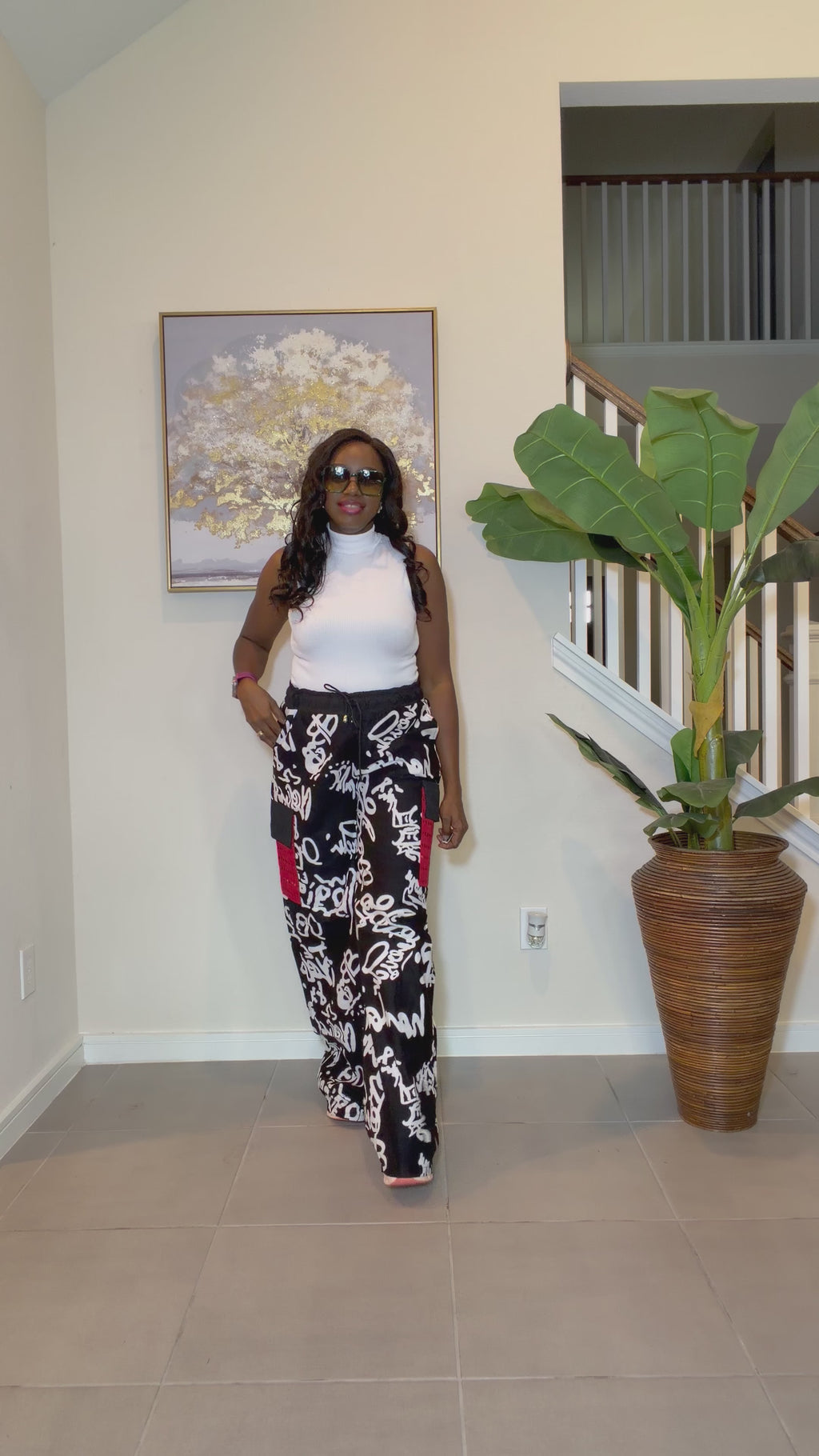 Ankara Cargo Trousers, Ankara Wide-Leg Trousers