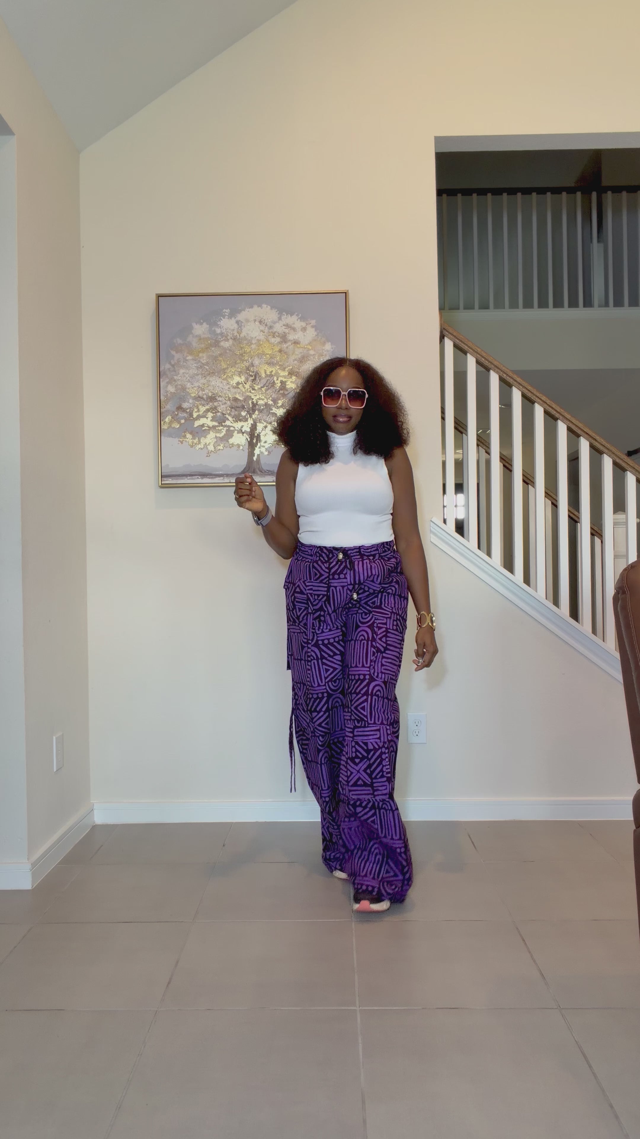 Ankara Cargo Trousers, Ankara Wide-Leg Trousers