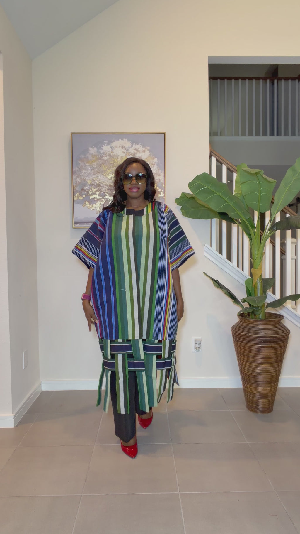 Aso Oke Kimono Jacket, Nigerian Yoruba Fabric, Boho Coat