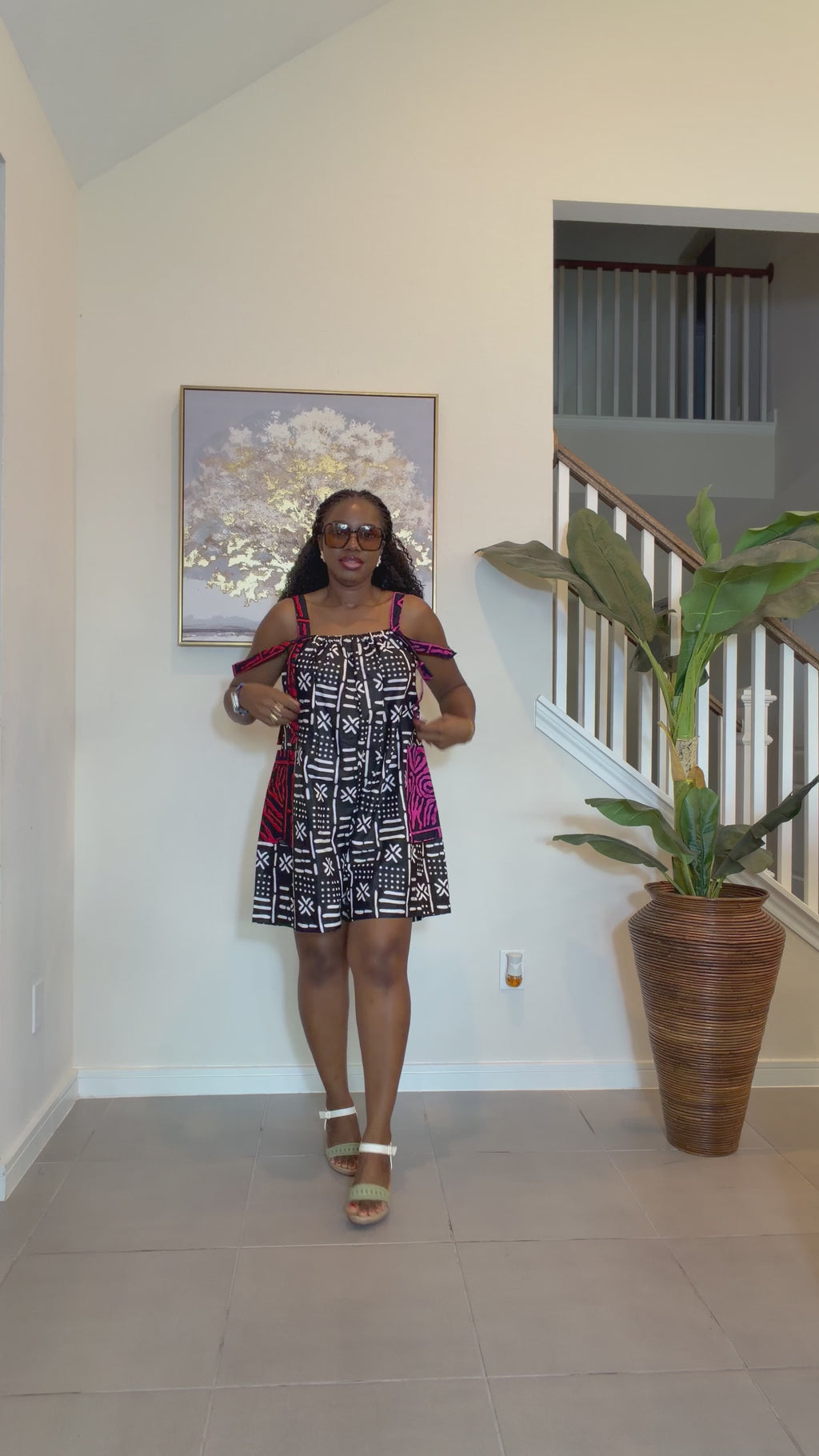 Ankara Romper, African Print Summer Playsuit