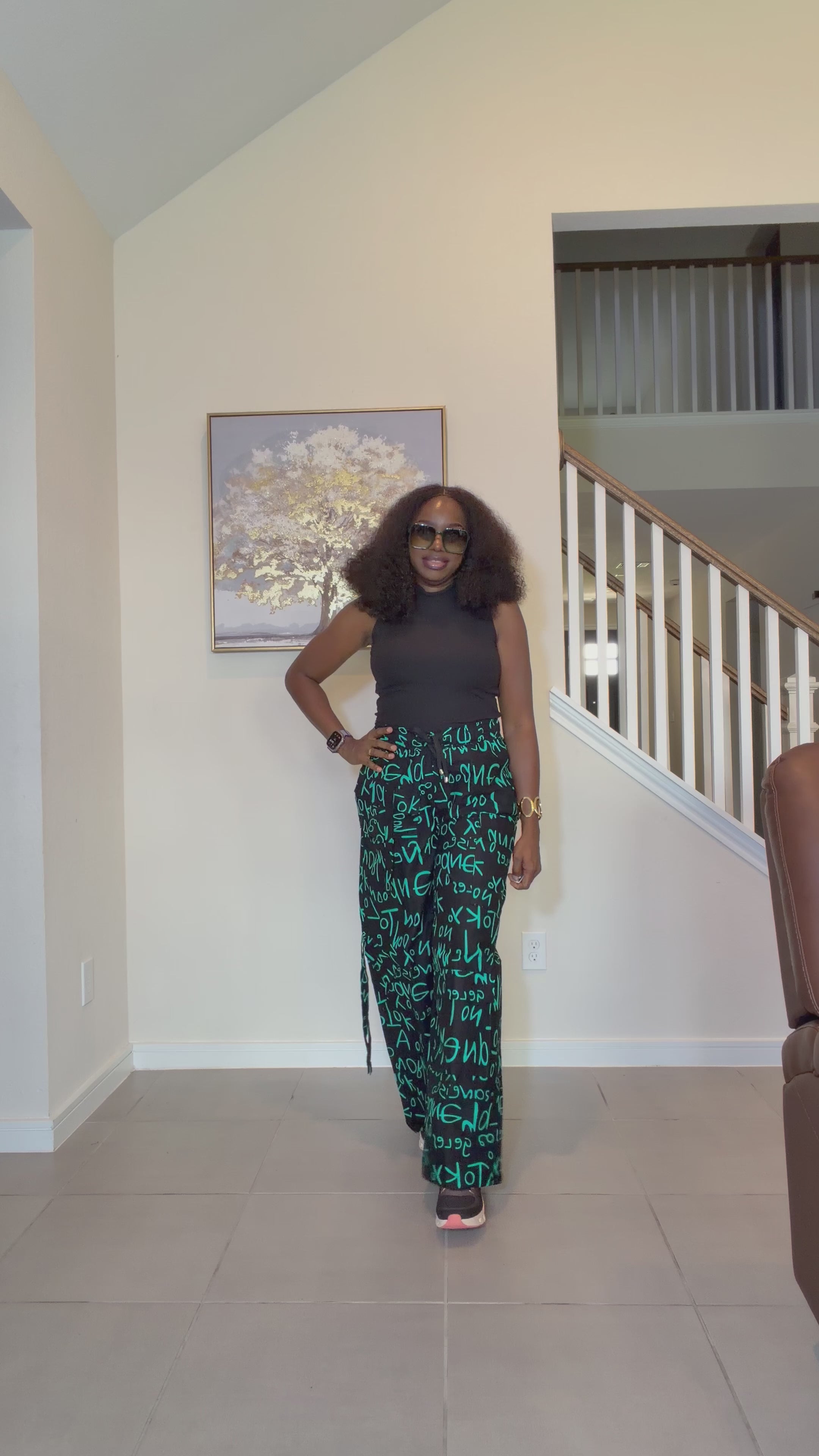 Ankara Cargo Trousers, Ankara Wide-Leg Trousers